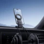 Тримач Baseus Car Holder Magnetic C02 Mega Black (C40169002113-00) для Apple iPhone 16 I 15 I 14 I 13 I 12 series фото 7
