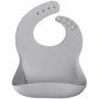 Нагрудник MinikOiOi Basics силиконовый Powder Grey (101020054)