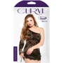 Кружевное мини платье с ассиметрией и стринги Fantasy Lingerie, Xl/ХХl