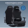 Кресло игровое Anda Seat Luna Pro Black Fabric Size L (AD18T-44-B-F) фото 16
