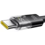 Кабель Baseus USB Cable to USB-C Display 2 Fast Charging Data 100W 1m Black (P10382701121-00): Длина 1 м