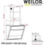 Вытяжка WEILOR PDS 62303 BL 1100 LS Motion фото 9