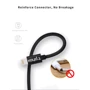 Кабель T-PHOX Cable USB-C to Lightning Speed 1m Black (T-LC811 Black): Довжина 1 м