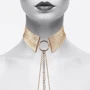 Ожерелье-воротник Bijoux Indiscrets Desir Metallique Collar - Gold