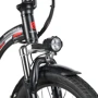 Электровелосипед SAMEBIKE JG20 (350 Вт, 10 А/час, 36 В, 25 км/ч), колеса 20, черный фото 7