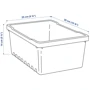 Контейнер ІКЕА UPPSNOFSAD 35х25х14 см 9 л (90440764): Виробник Ikea
