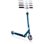 Самокат Globber серії FLOW Element Lights синій, колеса з підсв, до 100кг, 5+, 2 колеса (721-300): Максимальне допустиме навантаження, кг 100