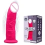 Фаллоимитатор с вибрацией SilexD Henry Vibro Pink (MODEL 2 size 7in), двухслойный