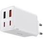 Зарядное устройство Baseus Wall Charger GaN6 Pro 2хUSB-C+2xUSB 65W White With USB-C Cable (P10162701213-00): Тип сетевое