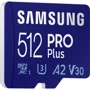 Карта памяти Samsung 512GB microSDXC Class 10 UHS-I U3 PRO Plus + adapter (MB-MD512KA/RU) фото 4