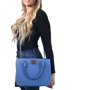 Женская сумка тоут Michael Kors голубая (192877346913): Материал Натуральная кожа