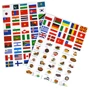Гра з багаторазовими наклейками Прапори Розумник KP-011