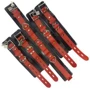 Комплект: ошейник и фиксаторы для рук и ног Пикантные Штучки Red&Black