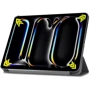 Аксесуар для iPad BeCover Smart Case Black Abstraction для iPad Pro 11 M4 2024 (711630): Матеріал искусственная кожа