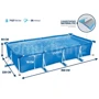Каркасный бассейн Intex Rectangular Frame Pool (28273) 450*220*84 см фото 3