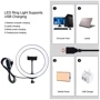 Кольцевая USB LED лампа Puluz PKT3035 10" со штативом (PKT3035)
