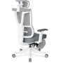 Крісло Mealux S6 Air Fabric Grey White (HF-S6 F/GW) фото 7