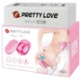 Вакуумный стимулятор с виброяйцом LYBAILE Pretty Love Magic Box Pink (BI-300055)