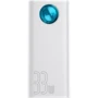 Внешний аккумулятор Baseus Power Bank 30000mAh Amblight Digital Display Quick Charger PD 33W White (PPLG-02)