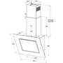 Витяжка Pyramida ANR-F 60 S (1150) GWH: Тип фільтра повітря Рециркуляция, Отвод