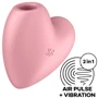 Кліторальний стимулятор Satisfyer Cutie Heart із вібрацією pink