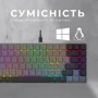 Клавиатура GamePro MK141R Red Switch Low Profile Dark Gray RGB фото 12
