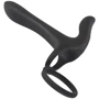 Насадка на пенис с эрекционным кольцом Orion Black Velvets Couple's Vibrator