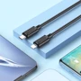 Кабель Hoco Cable USB-C to Lightning X88 Gratified 20W 1m Black фото 4
