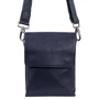 Мужская сумка планшет Borsa Leather синяя (104260-blue)