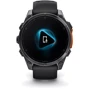 Смарт-часы Garmin Fenix 8 AMOLED 47mm Slate Grey with Black Silicone Band (010-02904-00): Материал корпуса нержавеющая сталь