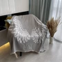 Плед SoundSleep Wings 140х200 см серый (653590756101): Материал хлопок
