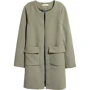 Пальто H&M 4347785 40 зеленое демисезон: Сезон Демисезон