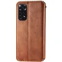 Аксессуар для смартфона Mobile Case Getman Cubic Brown for Xiaomi Redmi Note 11 / Note 11S: Материал искусcтвенная кожа и термополиуретан