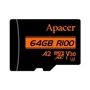 Карта памяти Apacer 64GB microSD Class 10 UHS-I U3 (AP64GMCSX10U8-R): Тип карты MicroSDXC
