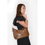 Женская сумка хобо ARTiS Bags коричневая (17256106): Фактура Тиснение, Матовая
