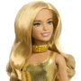 Кукла Barbie Fashionistas Модница в золотистом комбинезоне (HRH19): Высота, см 27