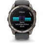Смарт-часы Garmin Fenix 8 Pro AMOLED 51mm Sapphire Titanium with Graphite/Black Silicone Band (010-03199-11)