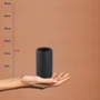 Стакан для зубных щеток KELA Matsi черный 11х7 см (23718)