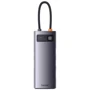 Адаптер Baseus Adapter USB-C to 3xUSB3.0+HDMI+USB-C PD+VGA Gray (WKWG030013): Додаткові роз'єми USB-C