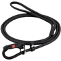 Поводок-удавка для собак WAUDOG Soft круглый 0.6x183 см черный (73501)