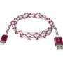 Кабель Defender LED backlight USB Cable to Lightning 1m Red (87552) фото 3