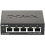Мережевий комутатор Smart D-Link DGS-1100-05V2: Порти тільки Gigabit Ethernet (10/100/1000)