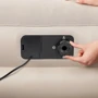 Надувний матрац Bestway Tritech Airbed з вбудованим електронасосом 203х152х42 см (67696): Матеріал ПВХ з велюровим покриттям