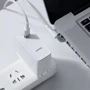 Кабель Baseus Cable USB-C to Laptop MacBook Zinc Magnetic L-shaped Port 60W 2m White (CATXC-W02) фото 3