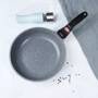 Сковорода Fissman La granite со съемной ручкой 24x5.6 см (4625): Дополнительно Съемная ручка, Ручка с отверстием для подвешивания, Ненагревающаяся ручка, Индукционное дно