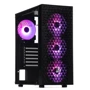 Корпус QUBE CARNIVAL Black 4Fan (CARNIVAL_FFNU3)