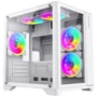 Корпус Gamemax Infinity Mini White: Форм-фактор материнской платы Flex-ATX / Mini-ITX