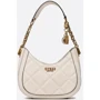 Женская сумка хобо GUESS ABEY SMALL HOBO молочная (HWQB8558010-STO)