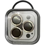 Захисне скло для iPhone Epik Metal Classic Gold для камери iPhone 15 Pro / 15 Pro Max: Тип захисту екрана на камеру