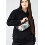 Женская поясная сумка Sambag Tirso MSH зеленая принт (80111407): Фактура Гладкая, Матовая